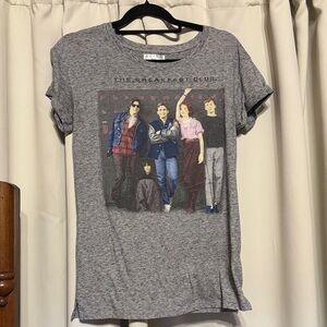 Gray Breakfast Club Graphic Tee